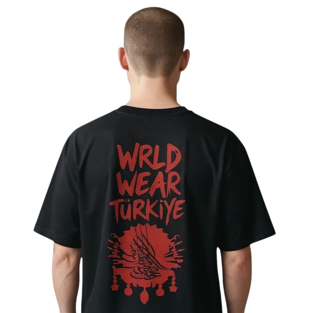 Backprint Oversize Türkyie T-Shirt