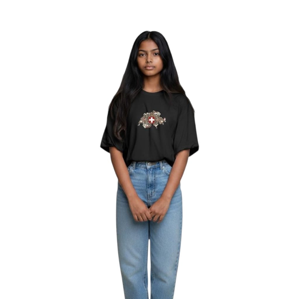 Backprint Oversize Switzerland T-Shirt