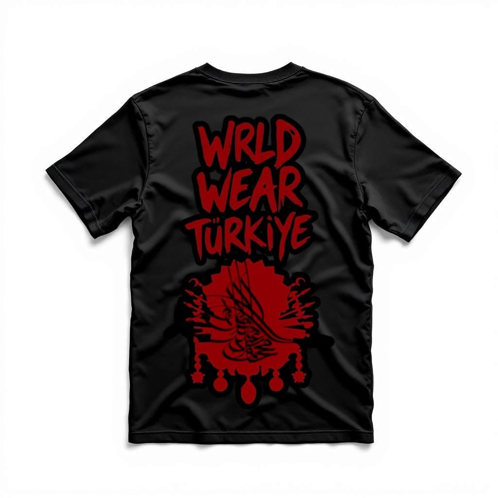 Backprint Oversize Türkyie T-Shirt