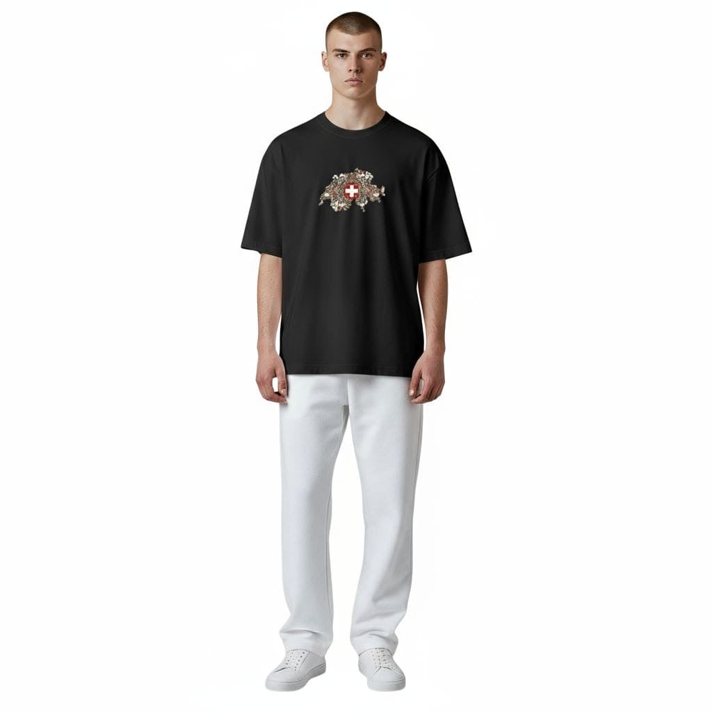 Backprint Oversize Switzerland T-Shirt