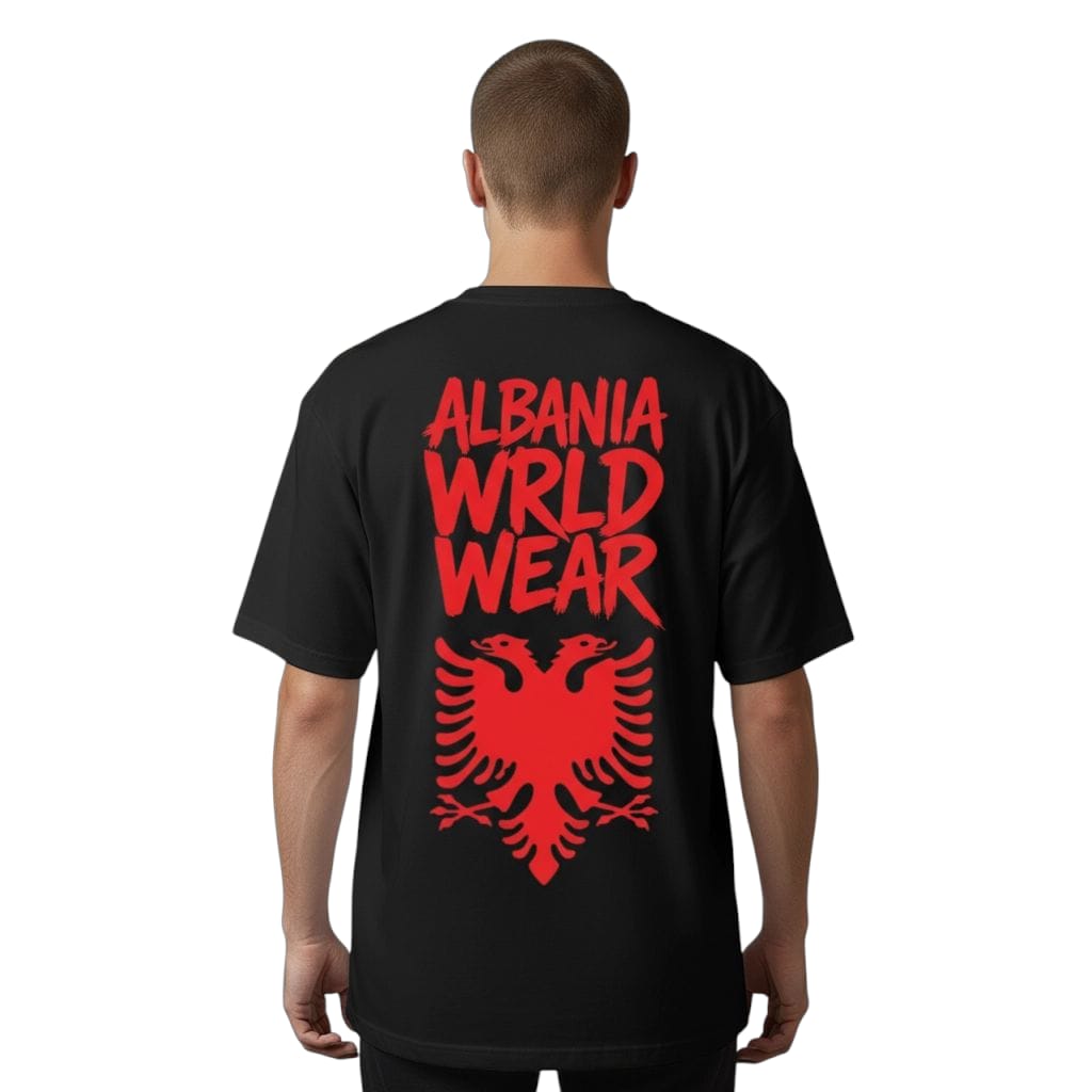 Backprint Oversize Albania T-Shirt