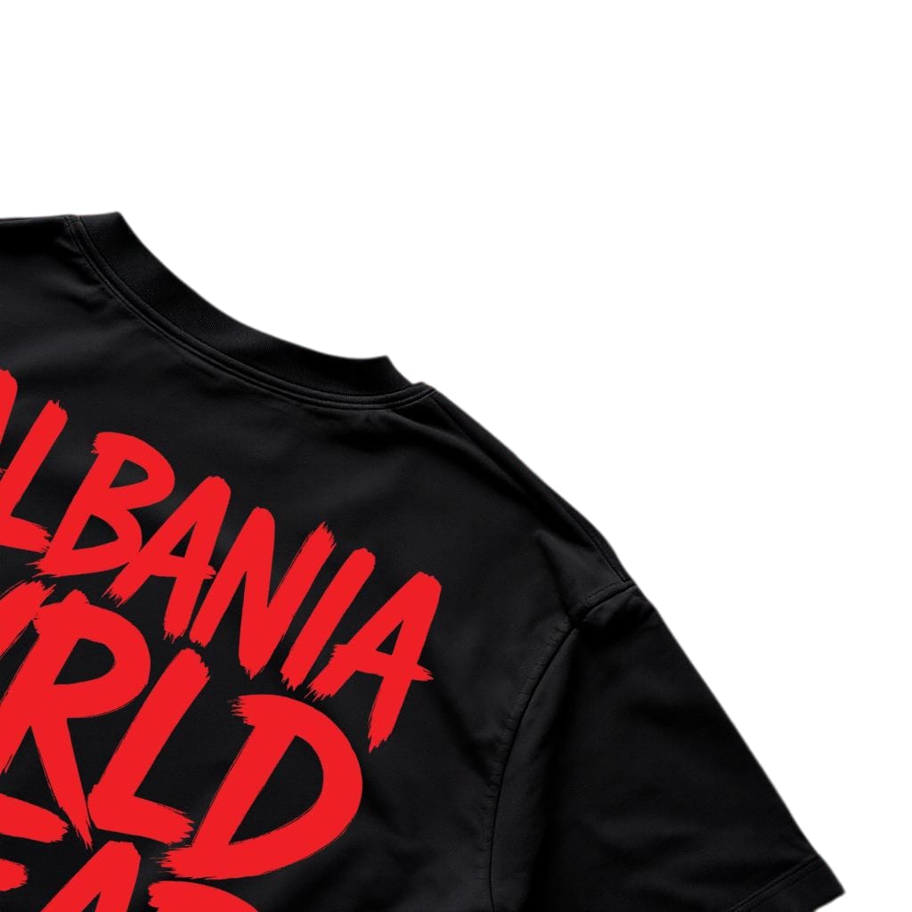 Backprint Oversize Albania T-Shirt