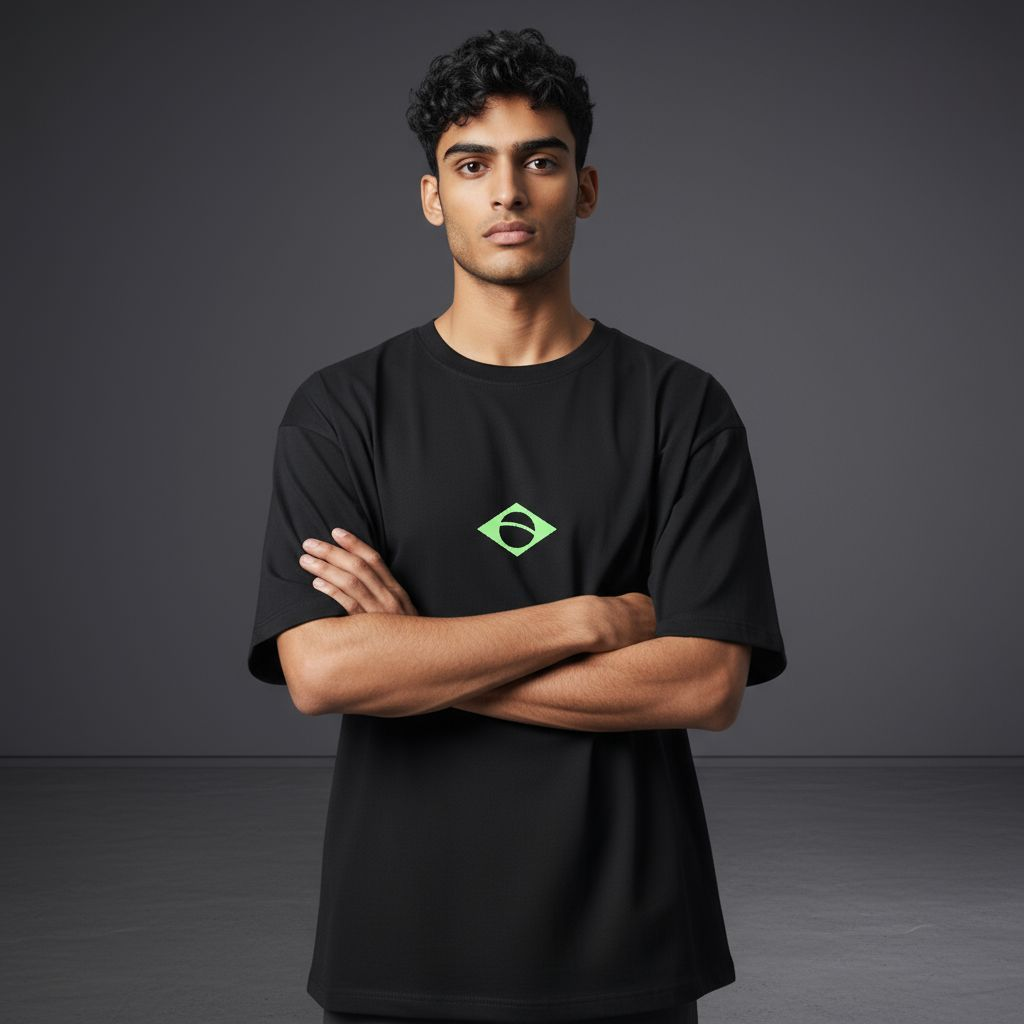 Backprint Oversize Brazil T-Shirt